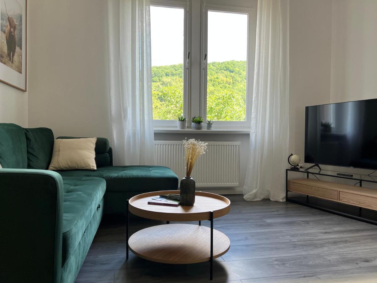 Direkter Moselblick I Altbau I 4 Personen I Terrasse Apartamento Sankt Aldegund Exterior foto
